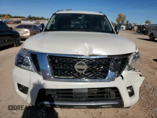 2020 Nissan Armada Platinum with VIN JN8AY2NF0L9360461, listed as a Copart auction lot 81579324 with 129,982 mi miles and Salvage Title. Bid and sale history available at carsss.com. Image 5.