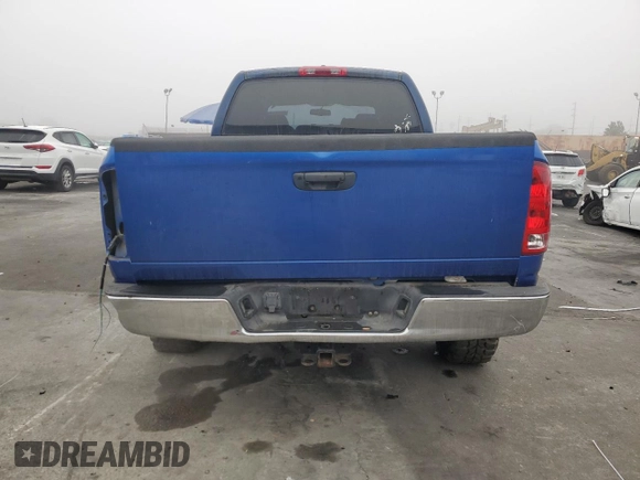 2006 Dodge 1500 SLT with VIN 3D7KS19D86G143805, listed as a Copart auction lot 87278274 with 205,335 mi miles and Salvage Title. Bid and sale history available at carsss.com. Image 6.