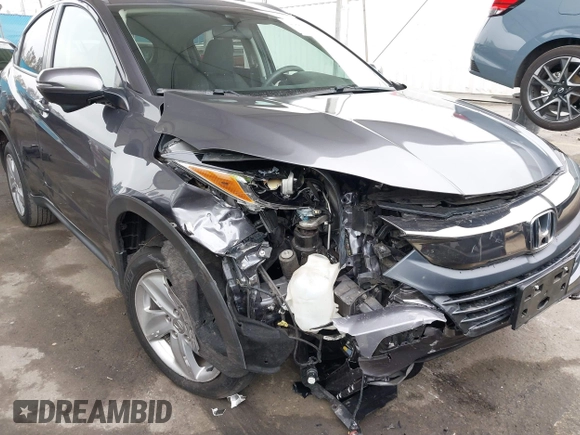 2019 Honda HR-V EX with VIN 3CZRU5H59KM712381, listed as a IAAI auction lot 41883972 with 39,260 mi miles. Bid and sale history available at carsss.com. Image 6.