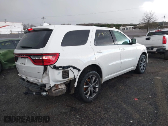 2017 Dodge Durango GT with VIN 1C4RDJDG2HC936818, listed as a IAAI auction lot 41229233 with 131,034 mi miles and . Bid and sale history available at carsss.com. Image 4.