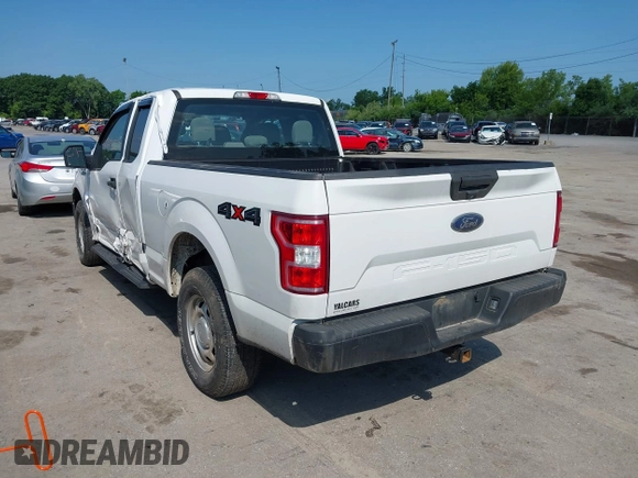2018 Ford F-150 XL with VIN 1FTFX1E58JKD24996, listed as a IAAI auction lot 42436367 with 221,378 mi miles and . Bid and sale history available at DreamBid. Image 3.