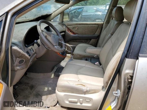 2000 Lexus RX 300 z VIN JT6GF10U4Y0069783, wystawiony jako Copart lot #55623115 z przebiegiem 120 521 mil mil oraz Czysty tytuł • Clean title. Historia ofert i sprzedaży dostępna na DreamBid. Obrazek 7.