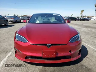 2023 Tesla Model S with VIN 5YJSA1E53PF525324, listed as a Copart auction lot 48079685 with Not provided miles and Salvage title. Bid and sale history available at DreamBid. Image 5.