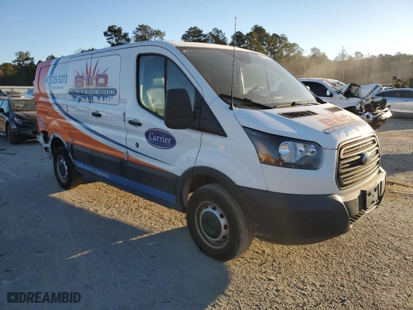 2019 Ford Transit Van with VIN 1FTYR1ZM6KKA81498, listed as a Copart auction lot 86599554 with 90,445 mi miles and Salvage Title. Bid and sale history available at carsss.com. Image 4.