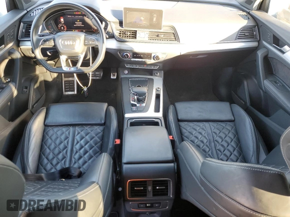 2018 Audi SQ5 Premium Plus with VIN WA1A4AFY5J2044507, listed as a Copart auction lot 83238274 with 46,801 mi miles and Salvage Title. Bid and sale history available at DreamBid. Image 8.