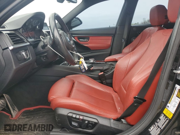 2014 BMW 3 Series 335i xDrive with VIN WBA3B9C55EF588272, listed as a Copart auction lot 58565145 with 88,085 mi miles and Salvage title. Bid and sale history available at DreamBid. Image 7.