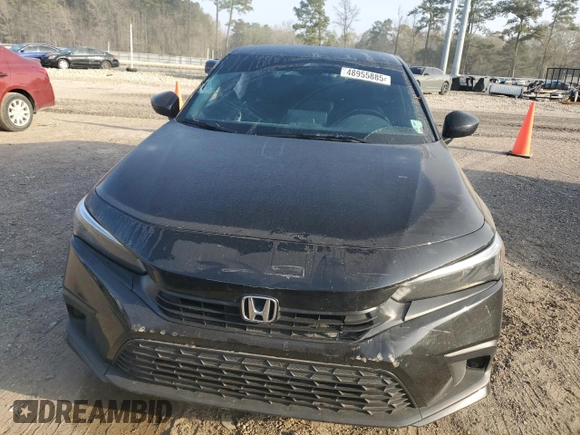2022 Honda Civic Sport with VIN 2HGFE2F58NH533891, listed as a Copart auction lot 48955885 with 96,533 mi miles and Salvage Title. Bid and sale history available at carsss.com. Image 5.