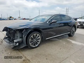 2018 Lexus LS 500 with VIN JTHB51FF3J5006860, listed as a Copart auction lot 54728845 with 76,335 mi miles and Clean title. Bid and sale history available at DreamBid. Image 1.