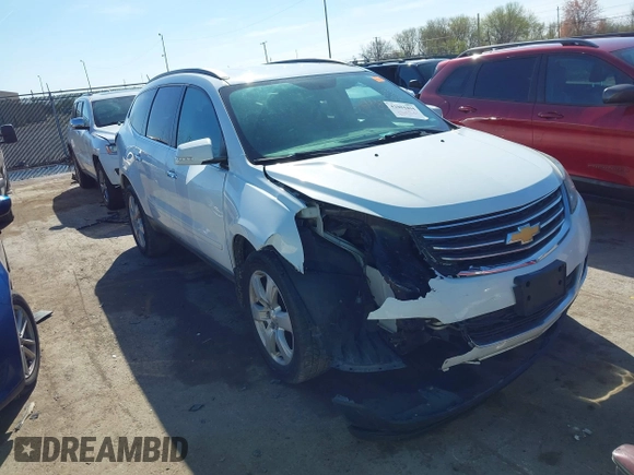 2017 Chevrolet Traverse LT with VIN 1GNKRGKD6HJ100575, listed as a IAAI auction lot 42084404 with 114,152 mi miles and . Bid and sale history available at DreamBid. Image 1.
