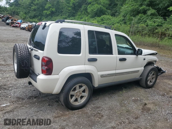 2005 Jeep Liberty Limited with VIN 1J8GL58K95W626135, listed as a Copart auction lot 62743495 with 139,029 mi miles and Salvage title. Bid and sale history available at DreamBid. Image 3.