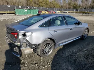 2015 Hyundai Sonata Sport with VIN 5NPE34AB7FH062706, listed as a Copart auction lot 43003835 with 78,709 mi miles and Salvage Title. Bid and sale history available at carsss.com. Image 3.