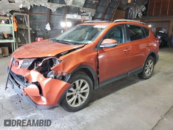 2015 Toyota RAV4 Limited with VIN 2T3DFREV2FW344345, listed as a Copart auction lot 64743615 with 263,042 mi miles and Salvage title. Bid and sale history available at DreamBid. Image 1.