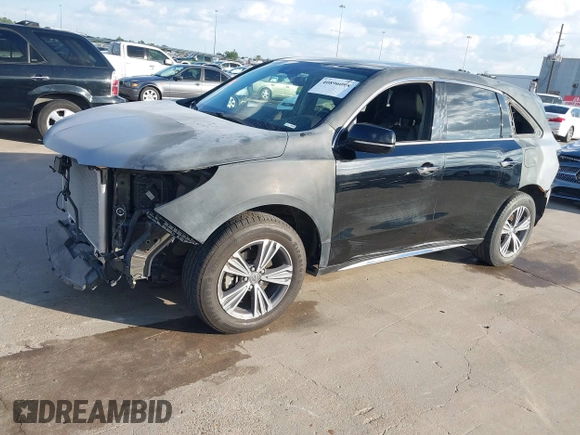 2019 Acura MDX with VIN 5J8YD4H33KL005886, listed as a IAAI auction lot 40896098 with 153,512 mi miles. Bid and sale history available at carsss.com. Image 23.