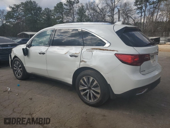 2015 Acura MDX Technology with VIN 5FRYD3H46FB005471, listed as a Copart auction lot 48311235 with 188,093 mi miles and Salvage title. Bid and sale history available at DreamBid. Image 2.