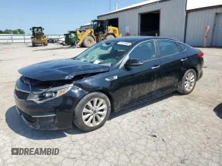 2017 Kia Optima LX with VIN 5XXGT4L36HG123511, listed as a Copart auction lot 58743865 with 120,039 mi miles and Salvage title. Bid and sale history available at DreamBid. Image 1.