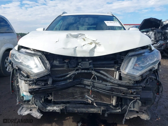 2017 Nissan Rogue SL with VIN 5N1AT2MV7HC731043, listed as a IAAI auction lot 41301474 with 95,458 mi miles. Bid and sale history available at carsss.com. Image 6.