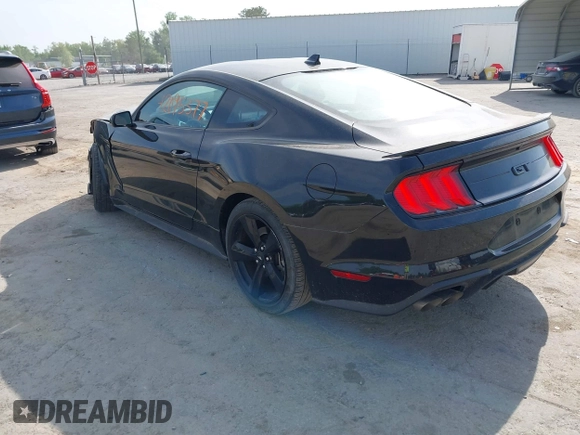 2022 Ford Mustang GT with VIN 1FA6P8CF5N5108599, listed as a IAAI auction lot 42095377 with 20,154 mi miles. Bid and sale history available at carsss.com. Image 3.