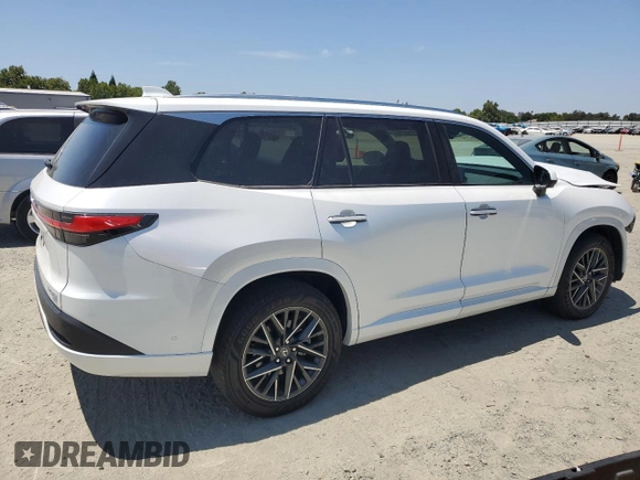 2024 Lexus TX 350 with VIN 5TDAAAB69RS014336, listed as a Copart auction lot 62881705 with 15,943 mi miles and Salvage title. Bid and sale history available at DreamBid. Image 3.