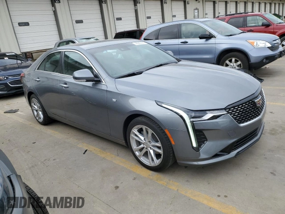 2021 Cadillac CT4 Luxury z VIN 1G6DA5RK1M0144276, wystawiony jako Copart lot #49243745 z przebiegiem 32 398 mil mil oraz Szkody całkowita. Historia ofert i sprzedaży dostępna na DreamBid. Obrazek 4.