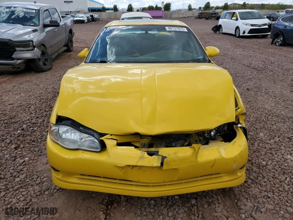 2003 Chevrolet Monte Carlo SS with VIN 2G1WX15K339387765, listed as a Copart auction lot 48737875 with 94,967 mi miles and Salvage Title. Bid and sale history available at carsss.com. Image 5.