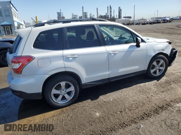 2015 Subaru Forester Touring with VIN JF2SJCWC7FH827272, listed as a Copart auction lot 53805135 with 200,320 mi miles and Salvage title. Bid and sale history available at DreamBid. Image 3.