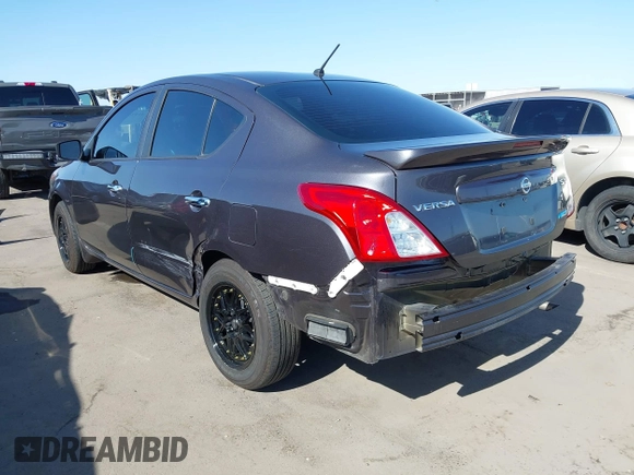 2015 Nissan Versa SV with VIN 3N1CN7AP5FL855424, listed as a IAAI auction lot 41974356 with 85,426 mi miles. Bid and sale history available at carsss.com. Image 3.