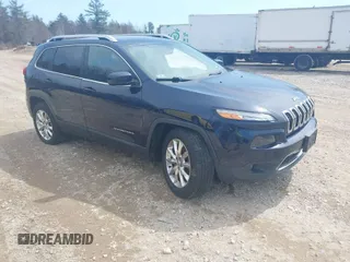 2015 Jeep Cherokee Limited with VIN 1C4PJMDS6FW674657, listed as a IAAI auction lot 41070436 with 103,814 mi miles. Bid and sale history available at carsss.com. Image 1.