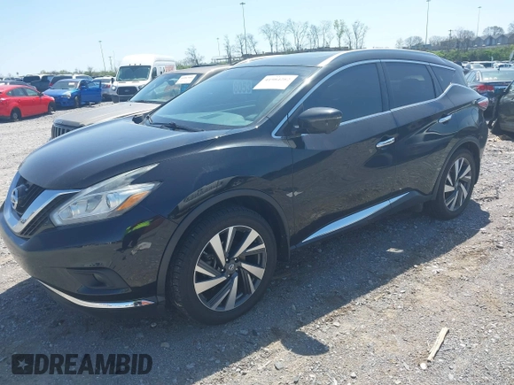 2017 Nissan Murano SL with VIN 5N1AZ2MH3HN111903, listed as a IAAI auction lot 41984282 with 100,514 mi miles and . Bid and sale history available at carsss.com. Image 2.