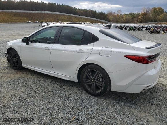 2025 Toyota Camry LE with VIN 4T1DAACK9SU002466, listed as a Copart auction lot 79658094 with 10,802 mi miles and Salvage Title. Bid and sale history available at carsss.com. Image 2.