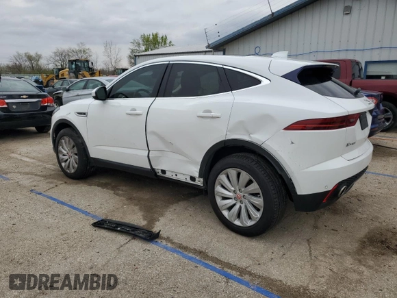 2018 Jaguar E-Pace SE with VIN SADFP2FX1J1Z15509, listed as a Copart auction lot 51812485 with 44,068 mi miles and Salvage Title. Bid and sale history available at DreamBid. Image 2.