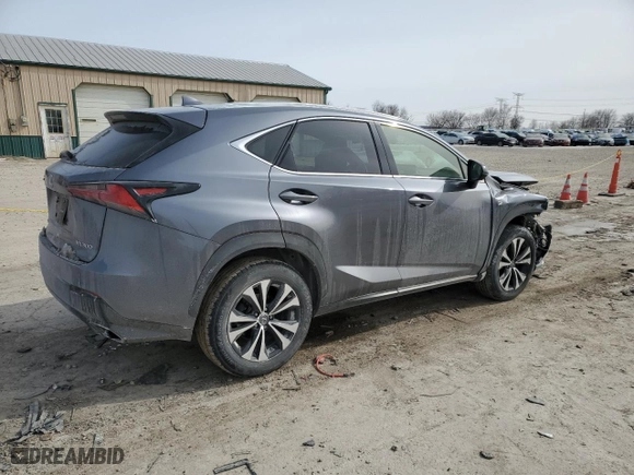 2019 Lexus NX with VIN JTJBARBZ4K2215424, listed as a Copart auction lot 45492685 with NaN miles and Salvage Title. Bid and sale history available at carsss.com. Image 3.
