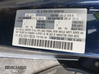 2017 Mazda 6 Sport with VIN JM1GL1U51H1156104, listed as a IAAI auction lot 41769388 with 121,405 mi miles and . Bid and sale history available at DreamBid. Image 9.