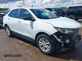 2020 Chevrolet Equinox LS with VIN 3GNAXFEV0LS654136, listed as a IAAI auction lot 42214480 with 39,738 mi miles and . Bid and sale history available at DreamBid. Image 1.