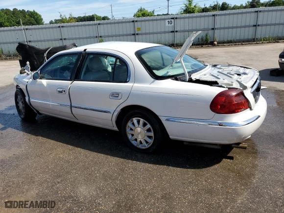 1999 Lincoln Continental with VIN 1LNHM97VXXY680512, listed as a Copart auction lot 58444304 with 0 mi miles and Non Repairable. Bid and sale history available at carsss.com. Image 2.