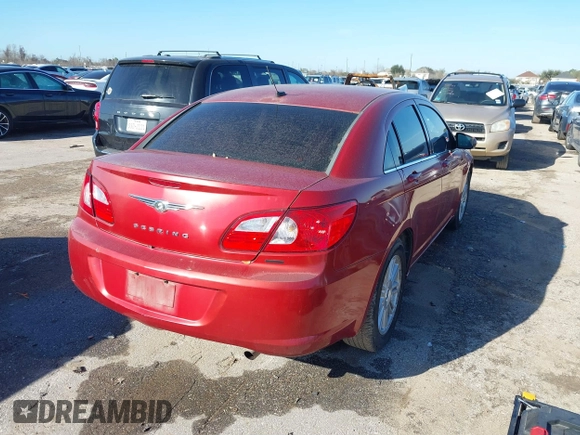 2008 Chrysler Sebring Touring z VIN 1C3LC56KX8N261620, wystawiony jako IAAI lot #41663202 z przebiegiem 194 237 mil mil oraz . Historia ofert i sprzedaży dostępna na DreamBid. Obrazek 4.