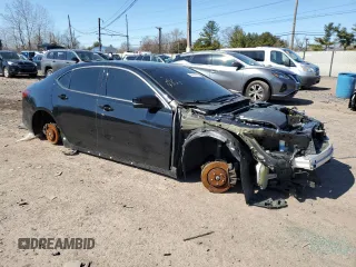 2018 Acura TLX w/A-SPEC Pkg with VIN 19UUB3F62JA005514, listed as a Copart auction lot 48353655 with 0 mi miles and Salvage Title. Bid and sale history available at carsss.com. Image 4.
