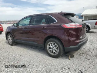 2021 Ford Edge SEL with VIN 2FMPK4J9XMBA02206, listed as a Copart auction lot 49513785 with 91,666 mi miles and Salvage Title. Bid and sale history available at carsss.com. Image 2.