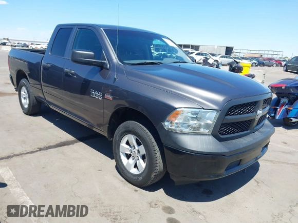 2016 Ram 1500 Express z VIN 1C6RR6FT4GS292808, wystawiony jako IAAI lot #42237529 z przebiegiem 109 581 mil mil oraz . Historia ofert i sprzedaży dostępna na DreamBid. Obrazek 1.