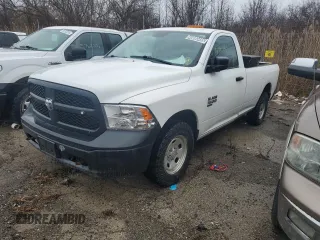 2019 Ram 1500 Tradesman with VIN 3C6JR7DG7KG523001, listed as a Copart auction lot 46080485 with 152,546 mi miles and Clean title. Bid and sale history available at DreamBid. Image 1.