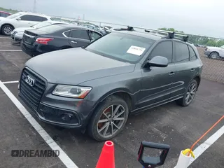 2016 Audi SQ5 Premium Plus with VIN WA1CCAFP1GA018441, listed as a IAAI auction lot 42041711 with 125,781 mi miles. Bid and sale history available at carsss.com. Image 2.