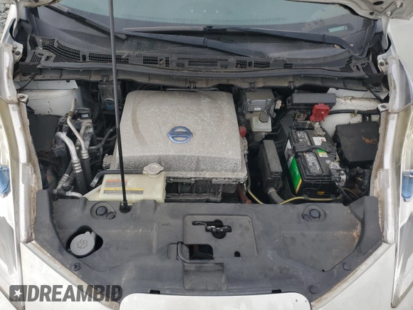 2014 Nissan LEAF SL with VIN 1N4AZ0CP1EC331815, listed as a Copart auction lot 49393085 with 76,817 mi miles and Salvage Title. Bid and sale history available at carsss.com. Image 11.