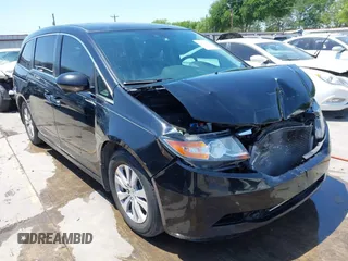2016 Honda Odyssey EX-L with VIN 5FNRL5H61GB089853, listed as a IAAI auction lot 42019081 with 81,317 mi miles and . Bid and sale history available at DreamBid. Image 1.