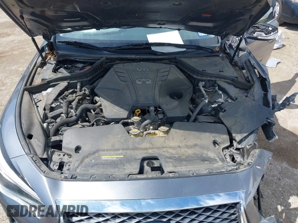 2021 Infiniti Q50 Pure with VIN JN1EV7AP7MM700241, listed as a IAAI auction lot 42586868 with 96,046 mi miles and . Bid and sale history available at DreamBid. Image 10.