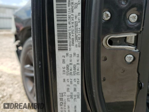 2016 Ram 1500 Sport with VIN 1C6RR6MT2GS278229, listed as a Copart auction lot 53161725 with 234,019 mi miles and Salvage title. Bid and sale history available at DreamBid. Image 13.