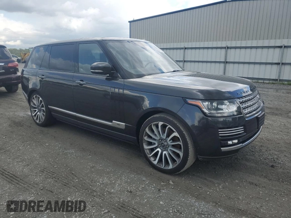 2015 Land Rover Range Rover Autobiography with VIN SALGV3TF8FA222606, listed as a Copart auction lot 52878095 with 153,109 mi miles and Clean title. Bid and sale history available at DreamBid. Image 4.