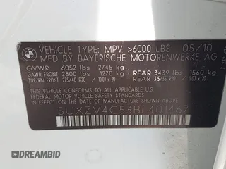 2011 BMW X5 35i z VIN 5UXZV4C53BL401467, wystawiony jako IAAI lot #42176243 z przebiegiem 121 344 mil mil oraz . Historia ofert i sprzedaży dostępna na DreamBid. Obrazek 9.