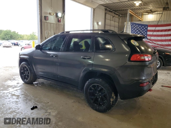 2017 Jeep Cherokee Trailhawk L Plus with VIN 1C4PJMBB6HW564908, listed as a Copart auction lot 72914244 with 0 mi miles and Salvage Title. Bid and sale history available at carsss.com. Image 2.