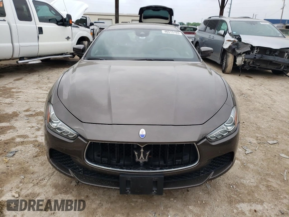 2017 Maserati Ghibli S Q4 with VIN ZAM57RTL6H1199004, listed as a Copart auction lot 46513193 with 53,767 mi miles. Bid and sale history available at carsss.com. Image 5.
