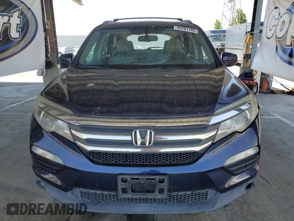 2016 Honda Pilot EX-L with VIN 5FNYF5H74GB002619, listed as a Copart auction lot 55761195 with 182,407 mi miles and Salvage title. Bid and sale history available at DreamBid. Image 5.