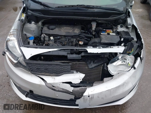 2017 Kia Rio LX with VIN KNADM4A33H6039709, listed as a IAAI auction lot 41525925 with 106,237 mi miles. Bid and sale history available at carsss.com. Image 10.